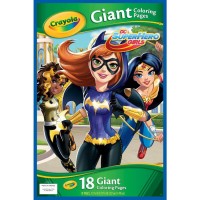 Crayola, DC Superhero Girls, 18 Giant Coloring Pages, Gift for Girls   556208835